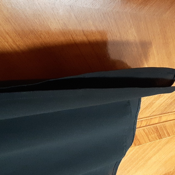 Vintage Frank Usher black Crepe dress 8 - Picture 5 of 11